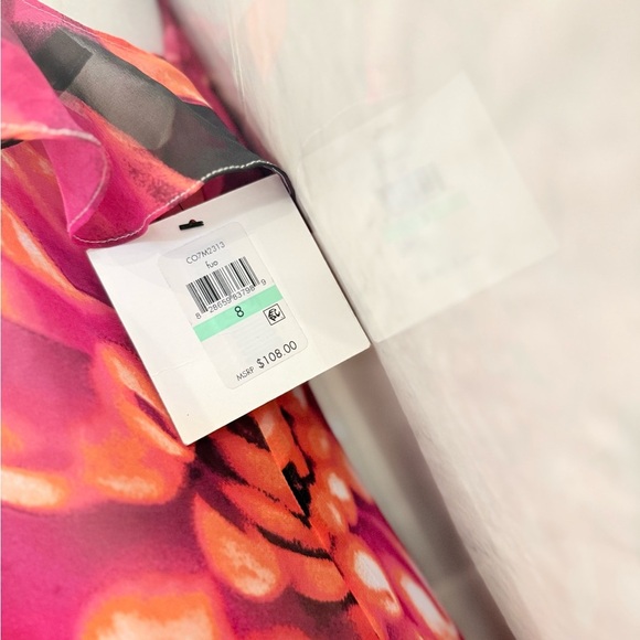 KENSIE Floral Print Cold Shoulder Dress - NWT $108 - WOMEN’S SIZE 8 - Picture 11 of 11